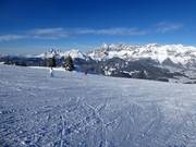 Breite Abfahrt Gasslhöhe auf der Reiteralm