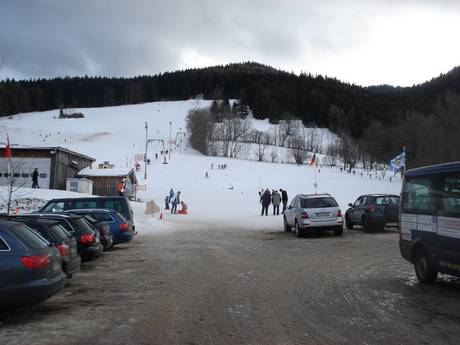 Tegernsee-Schliersee: Anfahrt in Skigebiete und Parken an Skigebieten – Anfahrt, Parken Oedberg – Gmund-Ostin