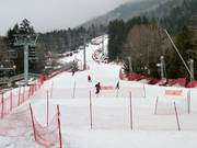 Leichte Piste des Planards