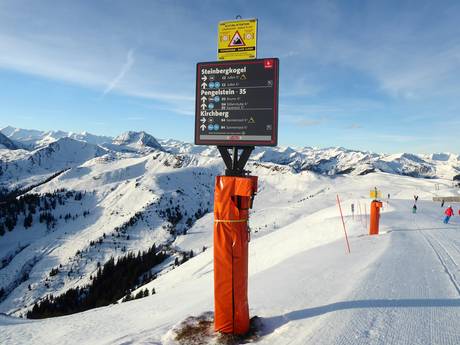 Kitzbüheler Alpen (Gebirge): Orientierung in Skigebieten – Orientierung KitzSki – Kitzbühel/Kirchberg