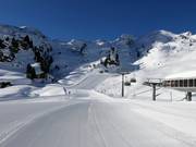 Perfekte Pistenpräparierung zur Ochsenalm