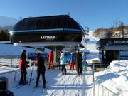 Tatranska Lomnica-Buková hora - 8er Hochgeschwindigkeits-Sesselbahn (kuppelbar) mit Abdeckhauben