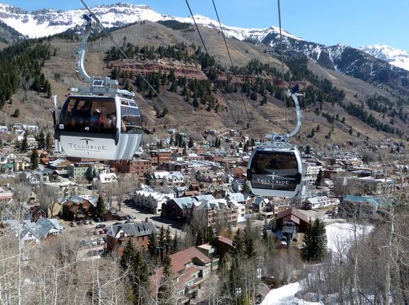Telluride Free Gondola 1 - 8er Gondelbahn (Ein-Seil-Umlaufbahn)