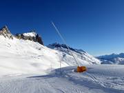 Lanzenbeschneiung zwischen Gütsch und Lutersee