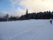 Leichte Piste am Skilift Solla