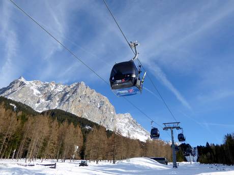 Wettersteingebirge und Mieminger Kette: beste Skilifte – Lifte/Seilbahnen Ehrwalder Alm – Ehrwald