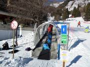 Village-Tapis - Förderband/Zauberteppich mit Überdachung