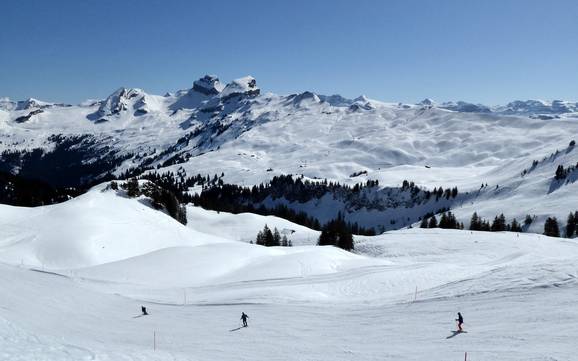 Größter Höhenunterschied im Kanton Schwyz – Skigebiet Hoch-Ybrig – Unteriberg/Oberiberg