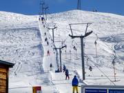 Tschuggen West - Schlepplift mit T-Bügel/Anker