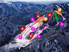 Pistenplan Hida Kawai