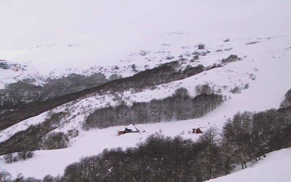 Patagonische Anden: Größe der Skigebiete – Größe Chapelco