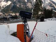 Schneekanone im Talbereich Savoy