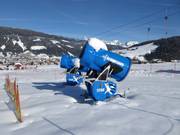 Beschneiung an der Talstation