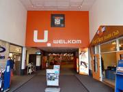 Eingangsbereich der Skihalle