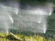 Die Matten werden befeuchtet damit man besser rutscht