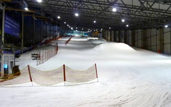 Alytus: Größe der Skigebiete – Größe Snow Arena – Druskininkai