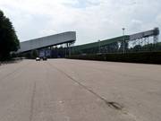 Blick auf die Skihalle Snow Valley