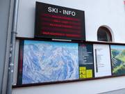 Pistenplan mit aktuellen Betriebsinfos