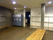 Umkleideräume in der Skihalle Ice Mountain