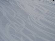 Erst wenige Spuren am späten Vormittag