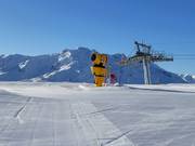 Leistungsfähige Schneekanone am Nätschen