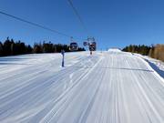 Leichte Piste 2 an der 10er-Gondelbahn Kreischberg