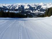 Start der Abfahrt Nr. 26 Kaser Richtung Kirchberg