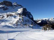 Piste vor dem Monte Civetta