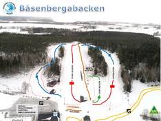 Pistenplan Båsenbergabacken