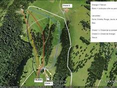 Pistenplan La Combette – Baulmes