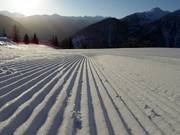 Ausgezeichnete Pistenpräparierung im Skigebiet Pejo