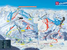 Pistenplan Sölden