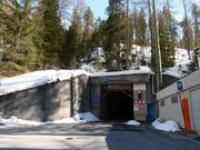 Einfahrt zum Munt La Schera Tunnel