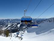 Powder Seeker - 6er Hochgeschwindigkeits-Sesselbahn (kuppelbar) mit Abdeckhauben und Sitzheizung