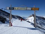 Start Skigebietsbereich Valtournenche