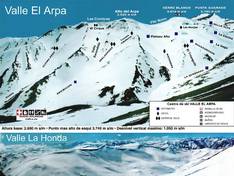 Pistenplan Arpa Snowcats – Los Andes