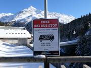 Skibus innerhalb von Santa Caterina