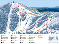 Pistenplan Isaberg – Hestra