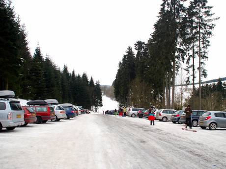 Rothaargebirge: Anfahrt in Skigebiete und Parken an Skigebieten – Anfahrt, Parken Hunau – Bödefeld