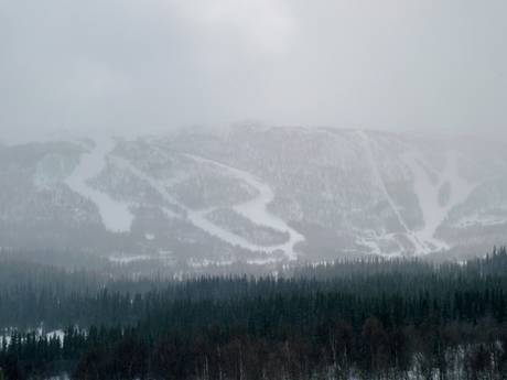 Valdres: Größe der Skigebiete – Größe Raudalen