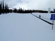 Anfängergebiet im Happy Valley mit Förderband