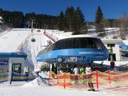 Hornspitz Express I - 4er Hochgeschwindigkeits-Sesselbahn (kuppelbar) mit Abdeckhauben