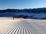 Sehr gute Pistenpräparierung