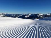 Sehr gute Pistenpräparierung