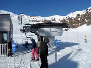 Delta Quad - 4er Sesselbahn fix geklemmt