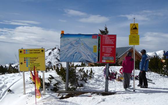 Salzkammergut-Berge: Orientierung in Skigebieten – Orientierung Feuerkogel – Ebensee