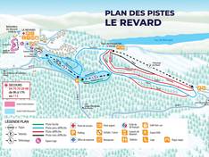Pistenplan Le Revard