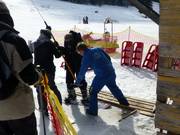 Das Personal ist beim Einstieg sehr hilfsbereit.