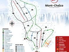 Pistenplan Mont Chalco