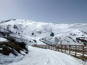 Leichte Piste Zaragatillo im Talbereich